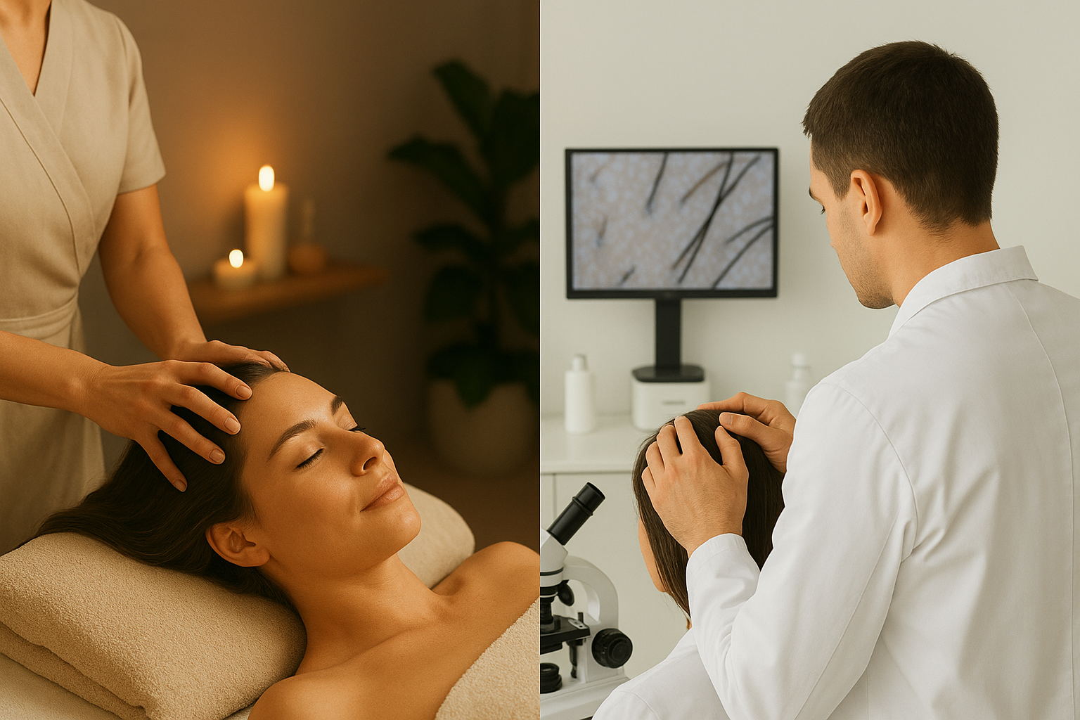 Tra relax e terapia: cosa distingue le pratiche tricologiche da quelle estetiche